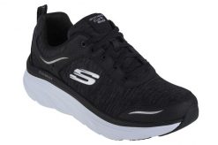 Buty sportowe Sneakersy damskie, Skechers D'Lux Walker-Cool Groove. Czarne buty sportowe na co dzień damskie Skechers, bez wzorów, z materiału, trekkingowe. Za 339.99 zł.