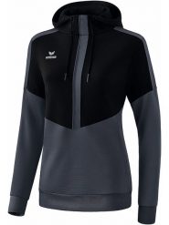 Erima Bluza "Squad" w kolorze czarno-szarym rozmiar: 40. Czarne bluzy z kapturem damskie Erima. Za 113.90 zł.