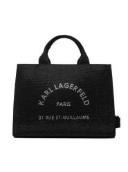 KARL LAGERFELD Torebka A4W50011 Czarny. Czarne torebki klasyczne damskie Karl Lagerfeld, bez wzorów, z materiału, bez dodatków. Za 619.99 zł.