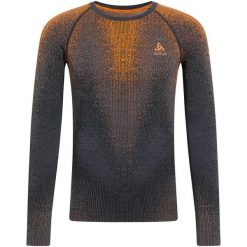 Bluza termoaktywna męska ODLO Blackcomb Eco. Brązowe bluzy bez kaptura męskie Odlo, m. Za 289.99 zł.