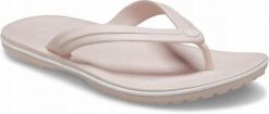 Japonki Dla Dorosłych Crocs Crocband Flip. Białe klapki i japonki męskie Crocs, z materiału. Za 169.99 zł.