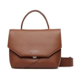 Torebka Emporio Armani. Brązowe torebki klasyczne damskie Emporio Armani, bez wzorów, bez dodatków. Za 2,149.00 zł.