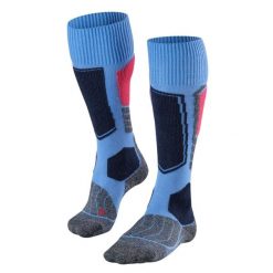 Podkolanówki damskie Falke SK1. Niebieskie skarpetki damskie Falke, bez wzorów. Za 238.50 zł.