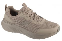 Buty sportowe Sneakersy męskie, Edgeride - Rekze. Brązowe buty sportowe na co dzień męskie Skechers, z materiału, bez zapięcia, trekkingowe. Za 259.99 zł.