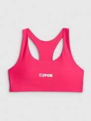 4F Góra od bikini damska - różowa XL. Czerwone bikini damskie 4f, bez wzorów. Za 79.99 zł.