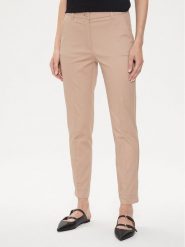 Sisley Spodnie materiałowe 4GV3L5AH6 Beżowy Regular Fit. Brązowe spodnie materiałowe damskie SISLEY, bez wzorów, z bawełny. Za 189.99 zł.