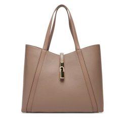 Torebka Furla. Brązowe torebki klasyczne damskie Furla, bez wzorów, bez dodatków. Za 1,509.00 zł.