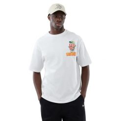 T-shirt New Era Food Character Graphic. Białe t-shirty męskie New Era, l, bez wzorów, bez kołnierzyka. Za 196.50 zł.
