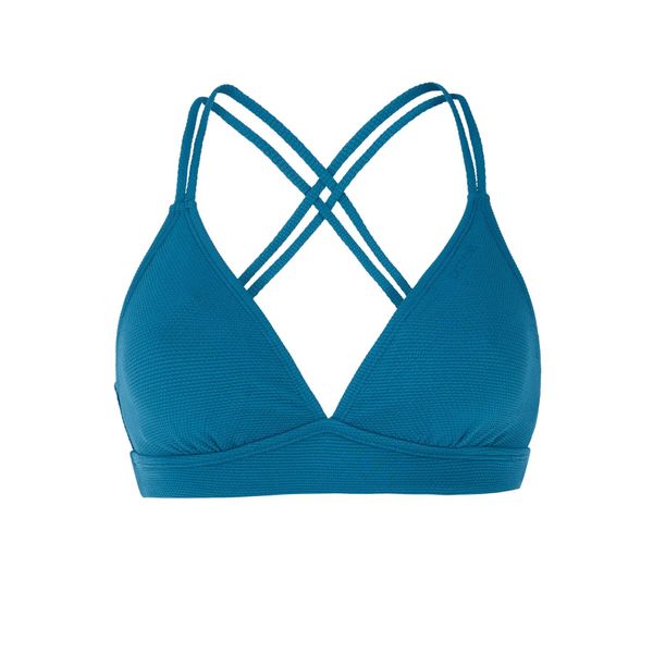 Damski top do kostiumu kąpielowego Protest MIXSupers. Niebieskie bikini damskie Protest, s, bez wzorów, z elastanu, bez ramiączek. Za 178.50 zł.