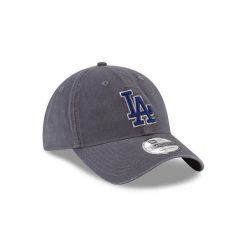 Czapka z daszkiem New Era Los Angeles Dodgers 9TWENTY MLB Core Classic. Szare czapki męskie New Era, bez wzorów, sportowe. Za 183.00 zł.