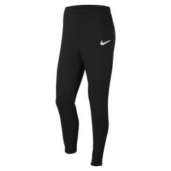 Spodnie treningowe męskie Nike FLC PARK20. Białe spodnie dresowe męskie Nike, bez wzorów, z bawełny. Za 199.99 zł.