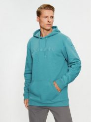 Columbia Bluza CSC Basic Logo™ II Hoodie Niebieski Regular Fit. Niebieskie bluzy bez kaptura męskie Columbia, m, z bawełny. Za 239.99 zł.