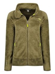 ANAPURNA Kurtka polarowa "Uternel" w kolorze zielonym rozmiar: L. Zielone kurtki damskie ANAPURNA, l, bez wzorów, z polaru, bez kaptura. Za 73.99 zł.