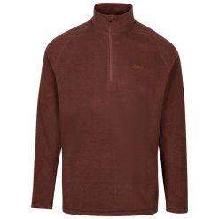Bluza Polarowa Męska Keynote Anti Pilling 1/4. Brązowe bluzy z kapturem męskie Trespass, na zimę, l, z dzianiny. Za 82.99 zł.