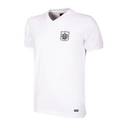 Koszulka retro piłkarska dla dorosłych - Fulham FC 1959-60 - Biała. Białe t-shirty sportowe męskie COPA FOOTBALL, bez ramiączek, do piłki nożnej. Za 298.21 zł.