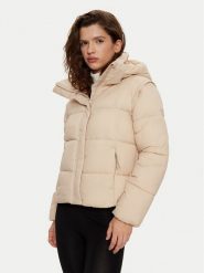 4F Kurtka zimowa 4FWAW24TDJAF470 Beżowy Regular Fit. Brązowe kurtki damskie 4f, na zimę, l, bez wzorów, z syntetyku, bez kaptura. Za 349.99 zł.