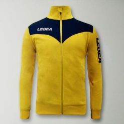 Kurtka treningowa junior Peru Specjal żółto-niebieska. Niebieskie kurtki treningowe męskie Legea, m, bez wzorów, do biegania. Za 72.00 zł.