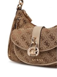 Guess Torebka Jessa HWJG83 62180 Beżowy. Brązowe torebki klasyczne damskie Guess, z aplikacjami, z materiału, bez dodatków. Za 589.99 zł.
