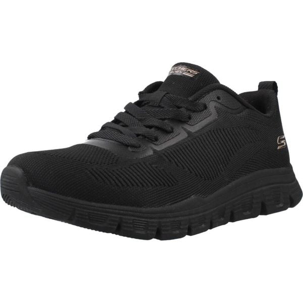 Buty SKECHERS BOBS B LITE Czarny. Czarne obuwie trekkingowe damskie Skechers, na fitness i siłownię. Za 246.99 zł.