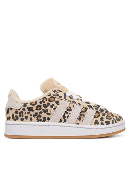 Adidas Sneakersy Campus 00s KI9438 Beżowy. Brązowe buty sportowe dziewczęce Adidas, bez wzorów, ze skóry, bez zapięcia. Za 299.99 zł.