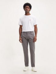 Levi's Spodnie chino w kolorze szarym rozmiar: W30/L32. Szare spodnie materiałowe męskie Levi's, bez wzorów. Za 127.35 zł.