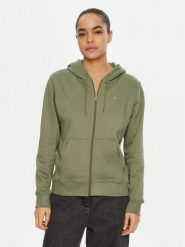 Tommy Jeans Bluza Flag DW0DW19729 Zielony Regular Fit. Zielone bluzy bez kaptura damskie Tommy Jeans, l, z bawełny. Za 299.99 zł.