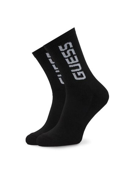 Guess Skarpety długie Z4YZ02 ZZ00I Czarny. Czarne skarpetki męskie Guess, z aplikacjami, z bawełny. Za 59.99 zł.