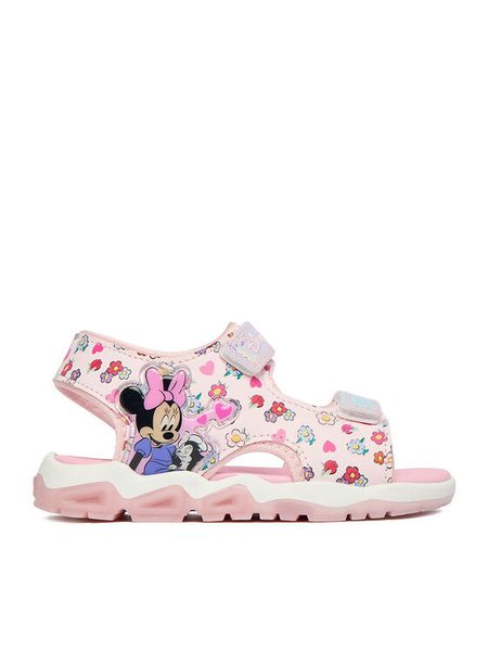 Mickey&Friends Sandały CEO-NJ-SS26-226DSTC Różowy jasny. Czerwone sandały dziewczęce Mickey&Friends, ze skóry, bez zapięcia. Za 99.99 zł.
