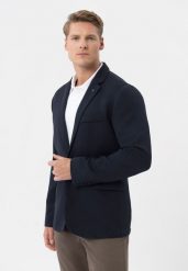 Marynarka jednorzędowa JB-BOND. Marynarki męskie Volcano, bez wzorów, z dzianiny. Za 319.99 zł.