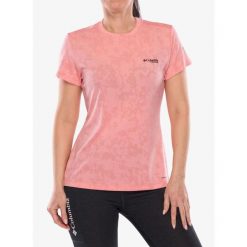 Koszulka szybkoschnąca damska Columbia Bluebird Canyon S/S Crew. Czerwone bluzki sportowe damskie Columbia, s, bez wzorów, bez ramiączek. Za 140.99 zł.