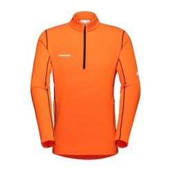 Bluza trekkingowa męska Mammut Aenergy ML Half Zip Pull. Brązowe bluzy bez kaptura męskie Mammut, m. Za 464.55 zł.