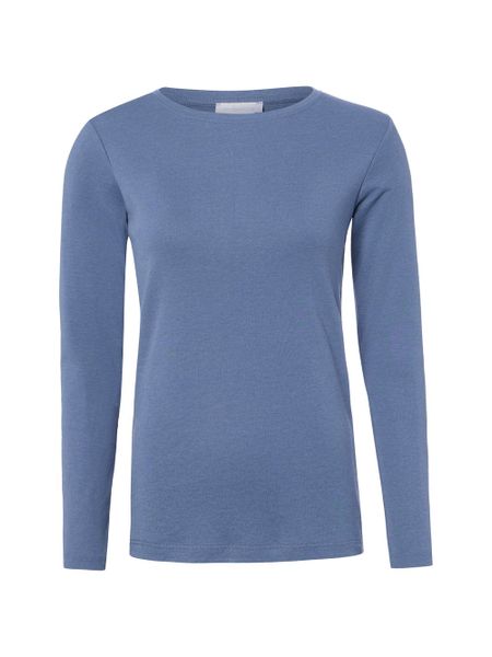 Brookshire Koszulka z długim rękawem Kobiety Bawełna niebieski, XXL. Niebieskie t-shirty damskie brookshire, xxl, bez wzorów, z bawełny, bez kołnierzyka. Za 99.95 zł.