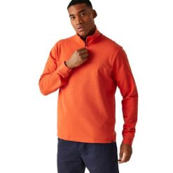 Bluza z zamkiem 1/2 Regatta Agilno. Brązowe bluzy bez kaptura męskie Regatta, m, z bawełny. Za 88.00 zł.
