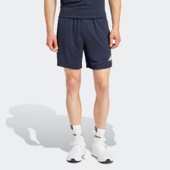 Spodenki do piłki nożnej ADIDAS Sereno. Niebieskie spodenki sportowe damskie Adidas, bez wzorów, sportowe. W wyprzedaży za 89.99 zł.