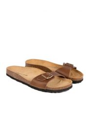 BABUNKERS Family Skórzane klapki w kolorze brązowym rozmiar: 46. Brązowe klapki i japonki męskie BABUNKERS Family, ze skóry. Za 130.99 zł.