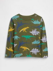 GAP Bluza w kolorze khaki rozmiar: 92. Brązowe bluzy i bluzki niemowlęce GAP, bez wzorów, z bawełny, bez ramiączek, bez kaptura. Za 34.77 zł.