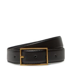 Pasek Męski Calvin Klein. Czarne paski męskie CALVIN KLEIN, bez wzorów. Za 219.99 zł.