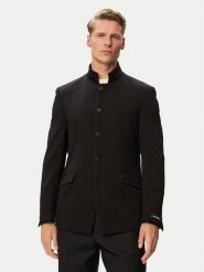 KARL LAGERFELD Marynarka Glory 155220 563115 Czarny Regular Fit. Czarne marynarki męskie Karl Lagerfeld, bez wzorów, z wiskozy. Za 1,789.00 zł.