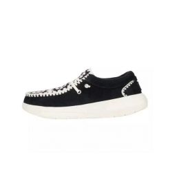 HeyDude Damskie Mokasyny Wendy Comf Suede Crochet. Białe mokasyny damskie Hey dude, z materiału. Za 259.00 zł.