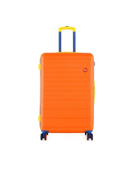 Semi Line Walizka duża T5843-3 Pomarańczowy. Brązowe walizki Semi-line, bez wzorów, z tworzywa sztucznego, duże. Za 249.99 zł.