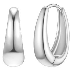 Yokoamii Kolczyki kola z posrebrzanego mosiadzu 1 ct Damski. Szare kolczyki damskie Yokoamii, posrebrzane. Za 149.99 zł.