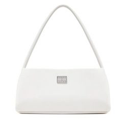 Torebka Tommy Jeans. Białe torebki klasyczne damskie Tommy Jeans, bez wzorów, z jeansu, bez dodatków. Za 249.99 zł.