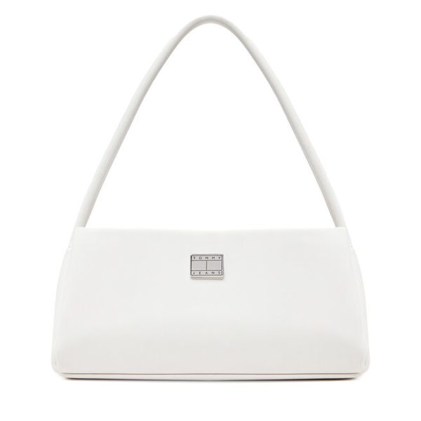 Torebka Tommy Jeans. Białe torebki klasyczne damskie Tommy Jeans, bez wzorów, z jeansu, bez dodatków. Za 249.99 zł.