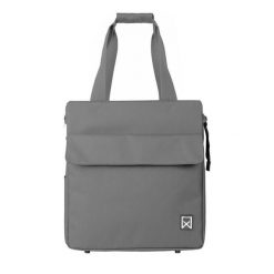 Torba na bagażnik rowerowy Willex Smart Shopper. Szare shopper bag damskie willex, bez wzorów, bez dodatków. Za 347.00 zł.