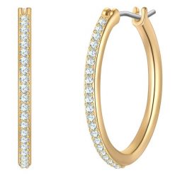 Yokoamii Kolczyki z mosiadzu w kolorze zlotym z cyrkonia 1 ct Damski. Żółte kolczyki damskie Yokoamii, z cyrkonią, pozłacane. Za 159.99 zł.