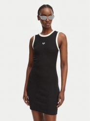 Roxy Sukienka codzienna Iconic Days ERJKD03547 Czarny Slim Fit. Czarne sukienki damskie Roxy, na co dzień, l, bez wzorów, z bawełny, bez kołnierzyka, bez ramiączek, proste. Za 169.99 zł.