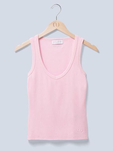 LeGer Top "Kaili" w kolorze jasnoróżowym rozmiar: 34. Różowe topy damskie LeGer, bez wzorów, bez kołnierzyka. Za 100.28 zł.