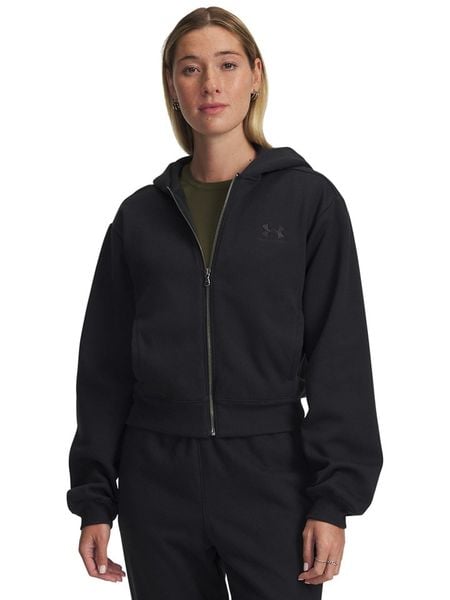 Under Armour Kurtka polarowa w kolorze czarnym rozmiar: S. Czarne kurtki damskie Under Armour, s, bez wzorów, z polaru, bez kaptura. Za 144.92 zł.