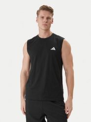 Adidas Koszulka techniczna Workout Essentials Feelready KA3523 Czarny Regular Fit. Czarne t-shirty sportowe męskie Adidas, l, z bawełny, bez ramiączek, na fitness i siłownię. Za 99.99 zł.