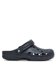 Crocs Klapki BAYA GLITTER CLOG 205925-001 Czarny. Czarne klapki damskie Crocs, bez wzorów, z materiału, bez obcasa. Za 239.99 zł.